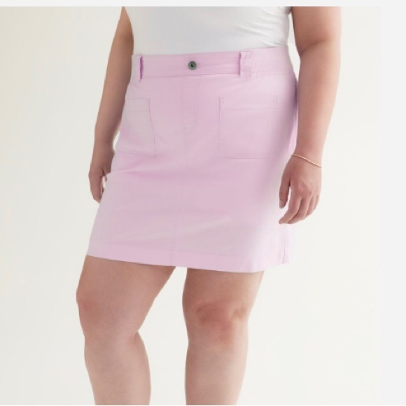 Penn 5X Cotton Cargo Skort with Rib Waistband Pastel Lilac Size 28 Golf Sport - Picture 6 of 10